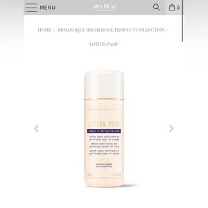 Biologique Reserche P50 W 1 ounce bottle. Perfect trial or travel size!